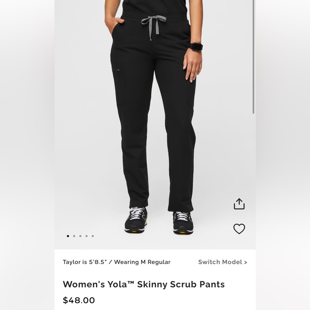 Figs Yola Skinny Scrub Pants (Medium Tall)